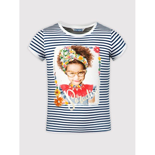 Mayoral T-Shirt 3010 Kolorowy Regular Fit ze sklepu MODIVO w kategorii Bluzki dziewczęce - zdjęcie 183613148