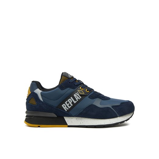 REPLAY Sneakersy Adrien Shades Lace-Up GMS1D.000.C0054T Granatowy Replay 41 MODIVO