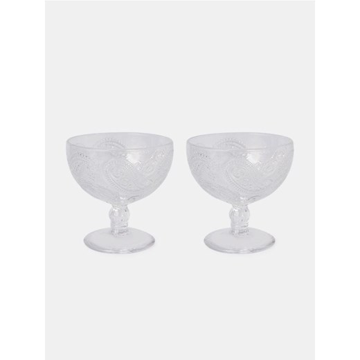 Sinsay - Zestaw pucharków 2 pack - biały ze sklepu Sinsay w kategorii Naczynia - zdjęcie 183618088