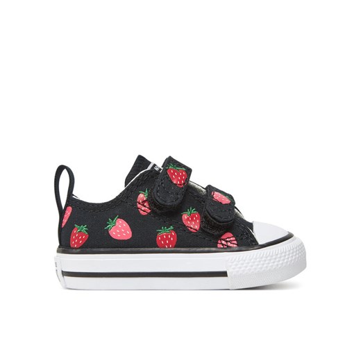 Trampki Converse Chuck Taylor All Star Strawberries Easy-On A14929C Czarny ze sklepu eobuwie.pl w kategorii Trampki dziecięce - zdjęcie 183619107