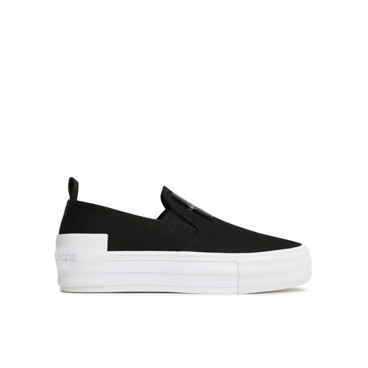 Tenisówki Calvin Klein Jeans Bold Vulc Flat Slipon YW0YW01040 Czarny 39 eobuwie.pl