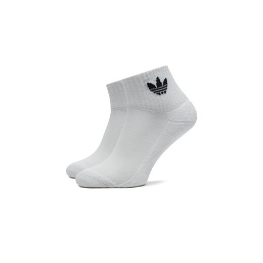 Zestaw 3 par wysokich skarpet unisex adidas Mid Crew IJ5612 Kolorowy 43_45 eobuwie.pl