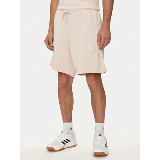 adidas Szorty sportowe ALL SZN 3-Stripes IR5258 Różowy Regular Fit ze sklepu MODIVO w kategorii Spodenki męskie - zdjęcie 183620138
