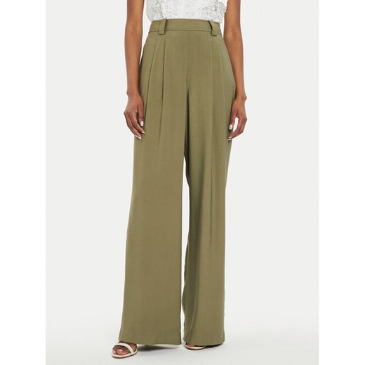 Morgan Spodnie palazzo 242-PVADIA Zielony Loose Fit ze sklepu MODIVO w kategorii Spodnie damskie - zdjęcie 183620395