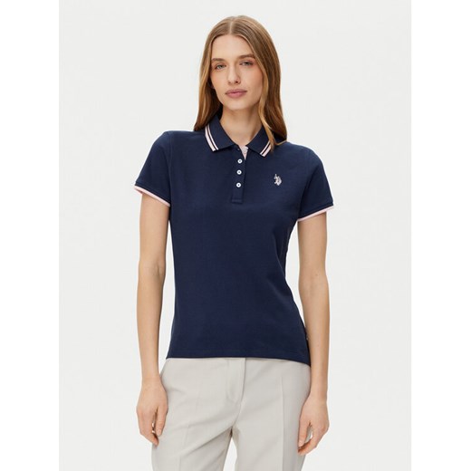 U.S. Polo Assn. Polo WUP0812 Granatowy Regular Fit ze sklepu MODIVO w kategorii Bluzki damskie - zdjęcie 183620398