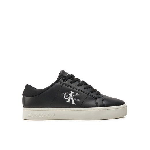 Calvin Klein Jeans Sneakersy Classic Cupsole Lowlaceup Lth Wn YW0YW01444 Czarny ze sklepu MODIVO w kategorii Trampki damskie - zdjęcie 183620439