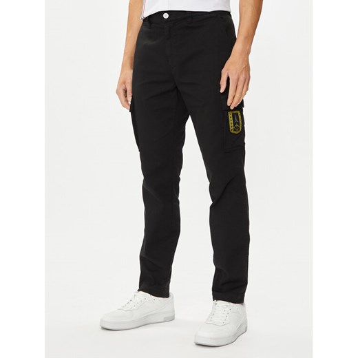 Aeronautica Militare Spodnie cargo 241PA1598CT3294 Czarny Regular Fit Aeronautica Militare 50 MODIVO