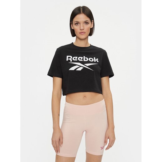 Reebok T-Shirt II3221 Czarny ze sklepu MODIVO w kategorii Bluzki damskie - zdjęcie 183620516