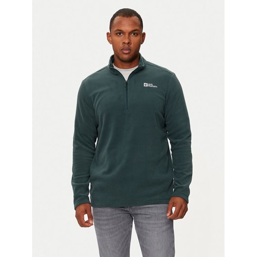 Jack Wolfskin Polar Taunus 1709522 Zielony Regular Fit ze sklepu MODIVO w kategorii Bluzy męskie - zdjęcie 183620518