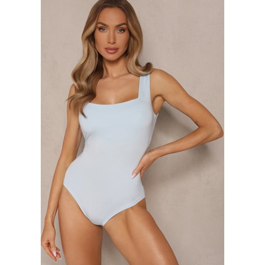 Jasnoniebieskie Body Euniopis ze sklepu renee.pl w kategorii Body damskie - zdjęcie 183622658