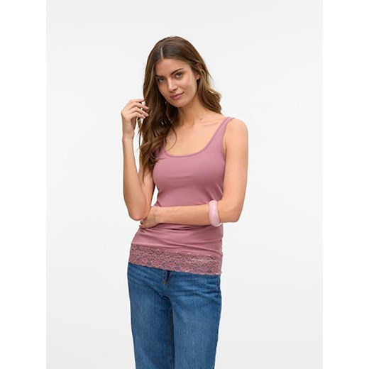 Vero Moda Top w kolorze jagodowym ze sklepu Limango Polska w kategorii Bluzki damskie - zdjęcie 183623626
