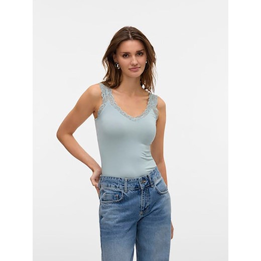 Vero Moda Top w kolorze błękitnym ze sklepu Limango Polska w kategorii Bluzki damskie - zdjęcie 183623645
