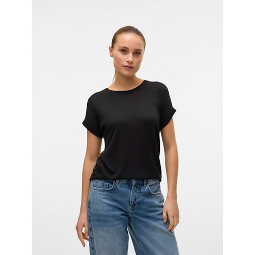 Vero Moda Koszulka w kolorze czarnym ze sklepu Limango Polska w kategorii Bluzki damskie - zdjęcie 183623657