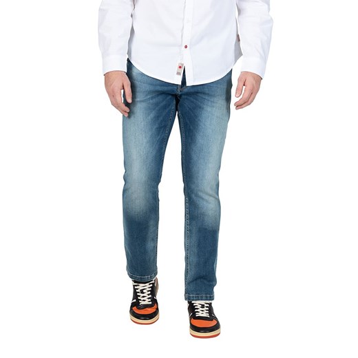 Timezone Dżinsy &quot;Eduardo&quot; - Slim fit - w kolorze niebieskim ze sklepu Limango Polska w kategorii Jeansy męskie - zdjęcie 183623988