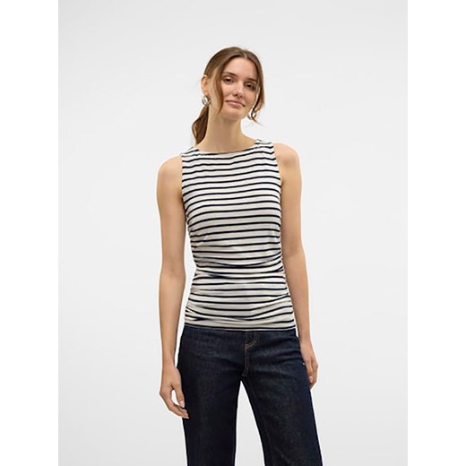 Vero Moda Top w kolorze biało-czarnym ze sklepu Limango Polska w kategorii Bluzki damskie - zdjęcie 183624017