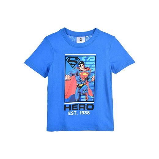 Superman Koszulka &quot;Super-Man&quot; w kolorze niebieskim ze sklepu Limango Polska w kategorii T-shirty chłopięce - zdjęcie 183624496