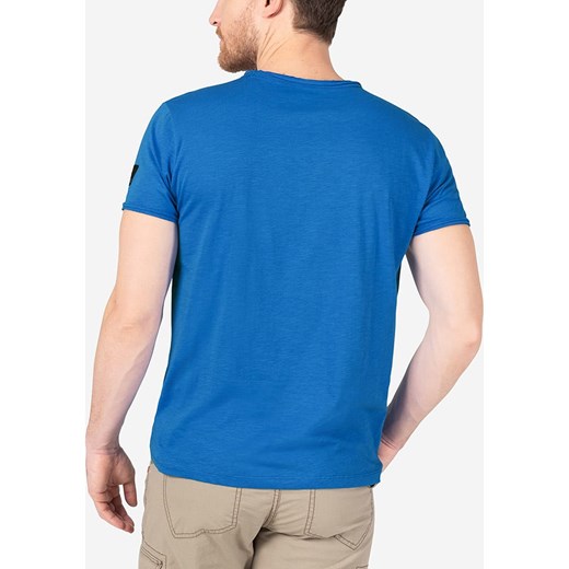 T-shirt męski niebieski Timezone casual 