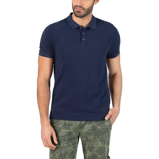 Timezone Koszulka polo w kolorze granatowym ze sklepu Limango Polska w kategorii T-shirty męskie - zdjęcie 183624567