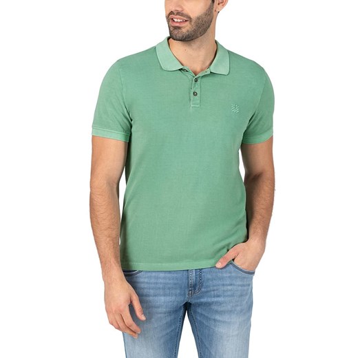 Timezone Koszulka polo w kolorze zielonym ze sklepu Limango Polska w kategorii T-shirty męskie - zdjęcie 183624579