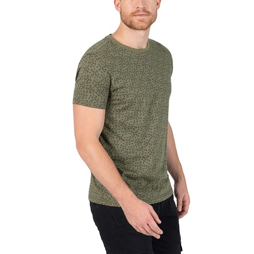 Timezone Koszulka w kolorze oliwkowo-granatowym ze sklepu Limango Polska w kategorii T-shirty męskie - zdjęcie 183624626