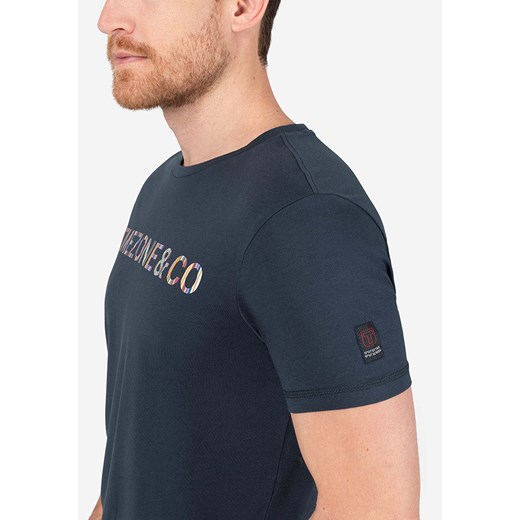 Timezone t-shirt męski z krótkim rękawem 