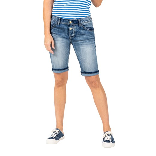 Timezone Szorty dżinsowe &quot;Nali&quot; - Slim fit - w kolorze niebieskim Timezone W28 Limango Polska okazja