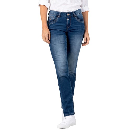 Timezone Dżinsy &quot;Tahila&quot; - Slim fit - w kolorze niebieskim ze sklepu Limango Polska w kategorii Jeansy damskie - zdjęcie 183625105