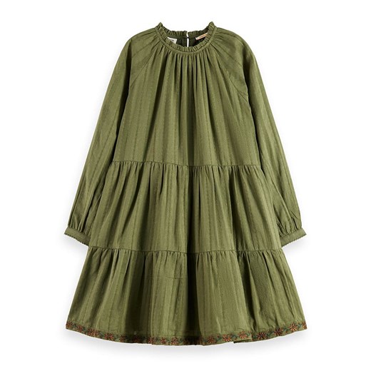 Scotch &amp; Soda Sukienka w kolorze khaki ze sklepu Limango Polska w kategorii Sukienki dziewczęce - zdjęcie 183625337
