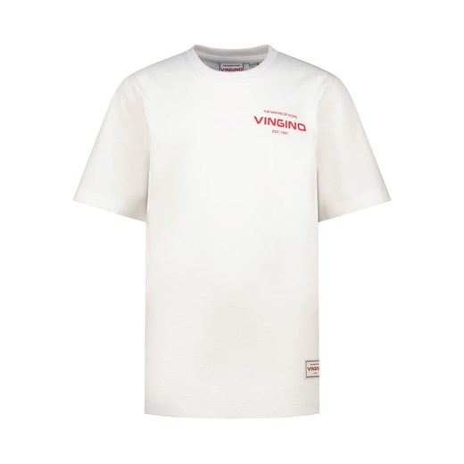 Vingino Koszulka w kolorze białym ze sklepu Limango Polska w kategorii T-shirty chłopięce - zdjęcie 183625948