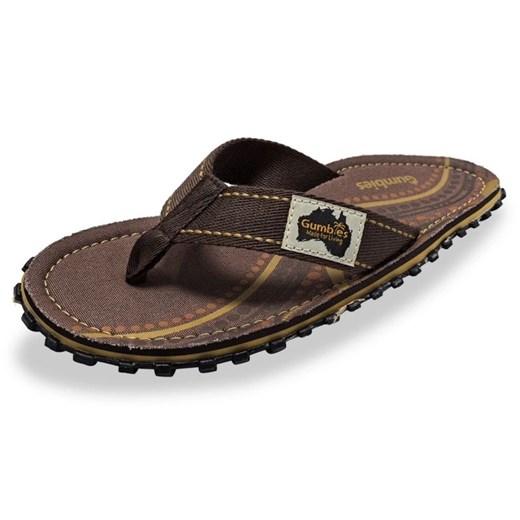Japonki Gumbies Islander Flip-Flops Unisex Aboriginal GU-FFISL095 brązowe ze sklepu ButyModne.pl w kategorii Klapki męskie - zdjęcie 183628539