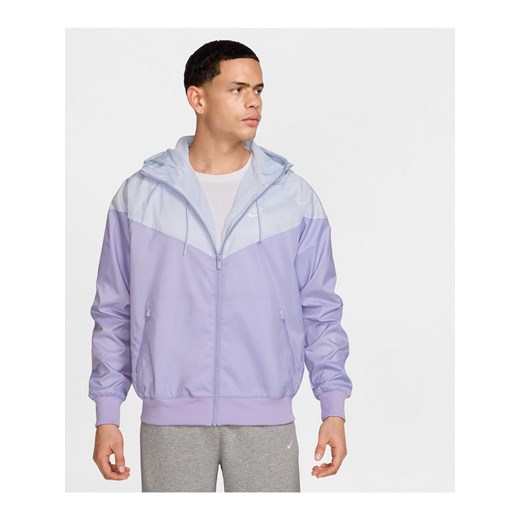 Męska kurtka z kapturem Nike Sportswear Windrunner - Fiolet ze sklepu Nike poland w kategorii Kurtki męskie - zdjęcie 183628739