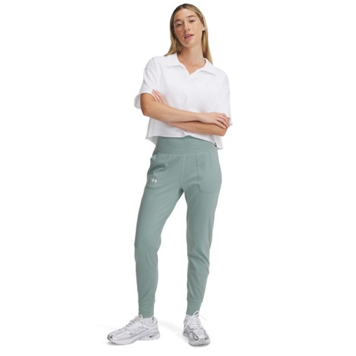 Damskie spodnie treningowe Under Armour Motion Jogger - zielone Under Armour XS okazja Sportstylestory.com