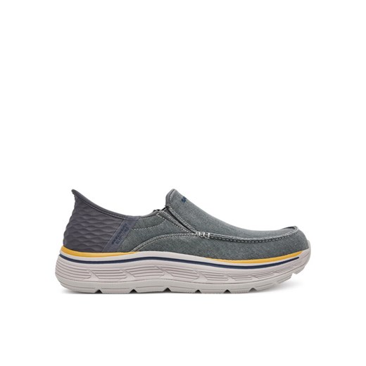 Półbuty Skechers Remaxed-Fenick 204839/CHAR Szary ze sklepu eobuwie.pl w kategorii Półbuty męskie - zdjęcie 183629088