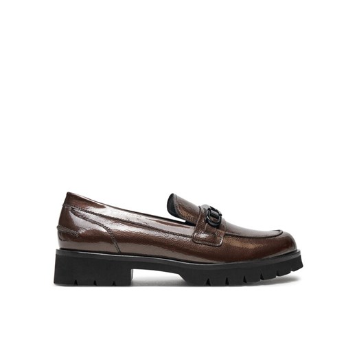 Loafersy HÖGL Robin 8-101616 Brązowy ze sklepu eobuwie.pl w kategorii Lordsy damskie - zdjęcie 183629145