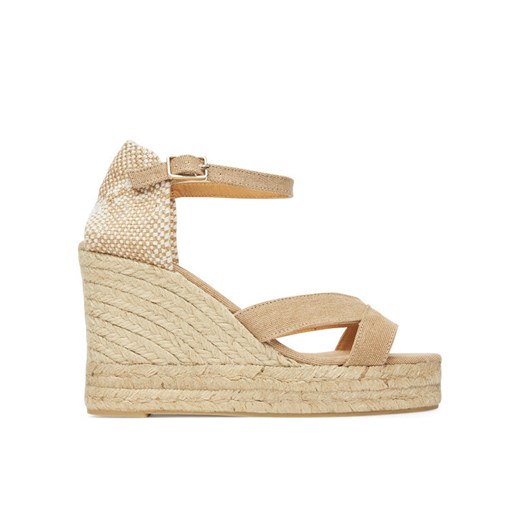 Espadryle Castañer Bruna/8ED/002 025536 Beżowy ze sklepu eobuwie.pl w kategorii Espadryle damskie - zdjęcie 183629237