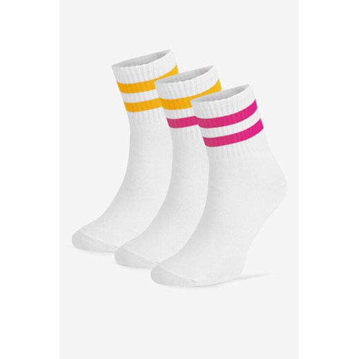 Skarpety Sprandi 0UB-003-AW24 (3-PACK) Żółty ze sklepu eobuwie.pl w kategorii Skarpetki damskie - zdjęcie 183629415