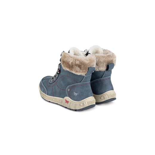 Botki Mustang 1290-607 Niebieski Mustang 40 eobuwie.pl