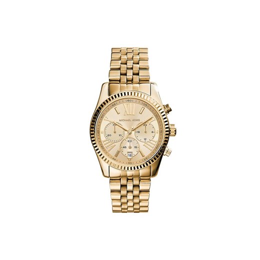 Michael Kors Zegarek Lexington MK7378 Złoty ze sklepu MODIVO w kategorii Zegarki - zdjęcie 183631377