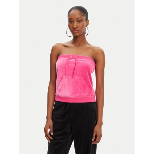 Juicy Couture Top Heritage JCGCT125023 Różowy Slim Fit ze sklepu MODIVO w kategorii Bluzki damskie - zdjęcie 183631406