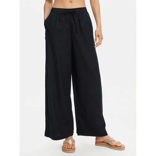 Roxy Spodnie materiałowe Lekeitio Break ERJNP03545 Czarny Regular Fit ze sklepu MODIVO w kategorii Spodnie damskie - zdjęcie 183631495