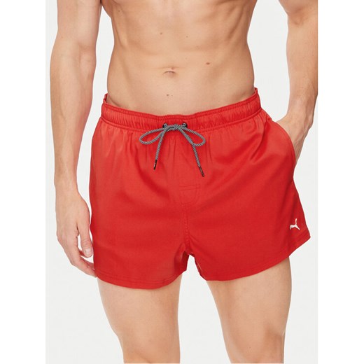 Puma Szorty kąpielowe 907658 Czerwony Regular Fit ze sklepu MODIVO w kategorii Kąpielówki - zdjęcie 183631565