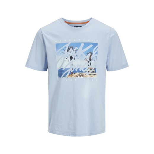 Jack&Jones T-Shirt Colton 12268438 Błękitny Standard Fit ze sklepu MODIVO w kategorii T-shirty męskie - zdjęcie 183631628