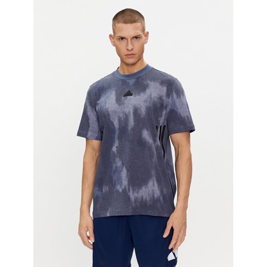 adidas T-Shirt Future Icons 3-Stripes IX5200 Niebieski Regular Fit XL MODIVO