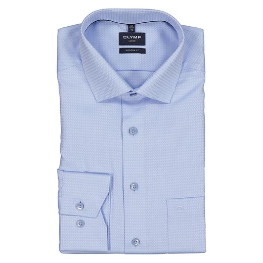 Niebieska koszula męska Olymp 