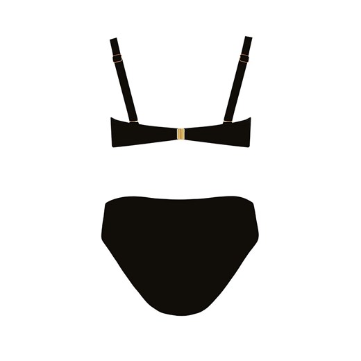 Strój kąpielowy czarny Self S 730 RBU2 Bodrum 2, Kolor czarny, Rozmiar 40C/L, Self ze sklepu Intymna w kategorii Stroje kąpielowe - zdjęcie 183634025