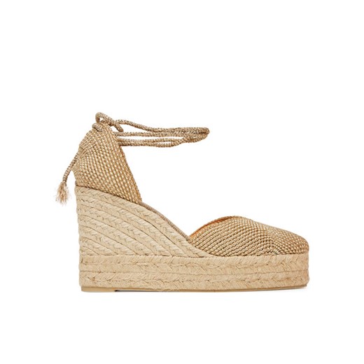 Espadryle Castañer Cora/8ED/256 025535 Beżowy ze sklepu eobuwie.pl w kategorii Espadryle damskie - zdjęcie 183634169