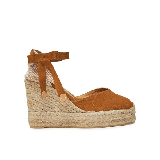 Espadryle Castañer Chiara/8Ed/002 021668 Brązowy ze sklepu eobuwie.pl w kategorii Espadryle damskie - zdjęcie 183634198