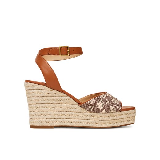 Espadryle Coach CAS80 Brązowy ze sklepu eobuwie.pl w kategorii Espadryle damskie - zdjęcie 183634207