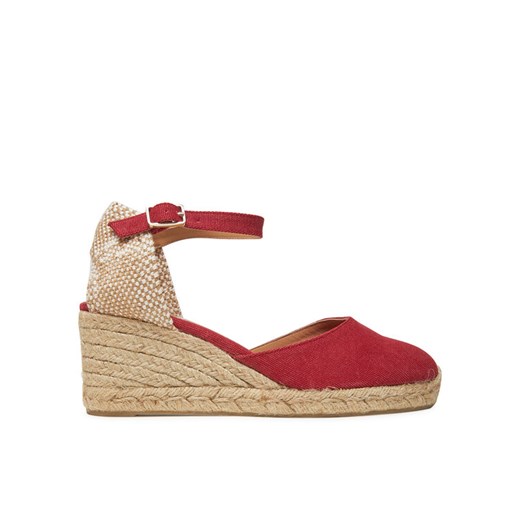 Espadryle Castañer Carol/6/002 021655 Czerwony ze sklepu eobuwie.pl w kategorii Espadryle damskie - zdjęcie 183634208