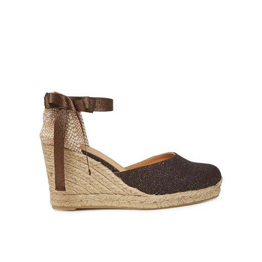 Espadryle Castañer Carina/8/032 021767 Brązowy ze sklepu eobuwie.pl w kategorii Espadryle damskie - zdjęcie 183634235